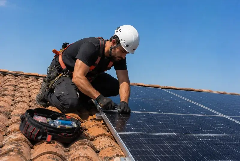 Maintenance et monitoring de panneaux solaires à Saint-Igny-de-Vers